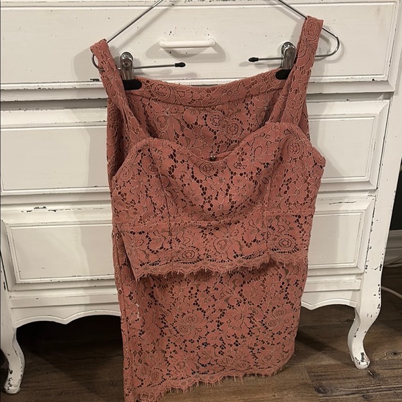 Dynamite Other - Dynamite Lace set dusty pink